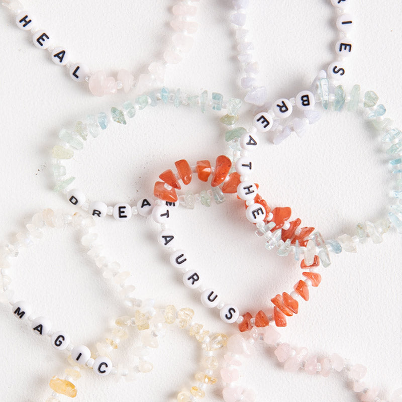 Personalised Healing Crystal Bracelets